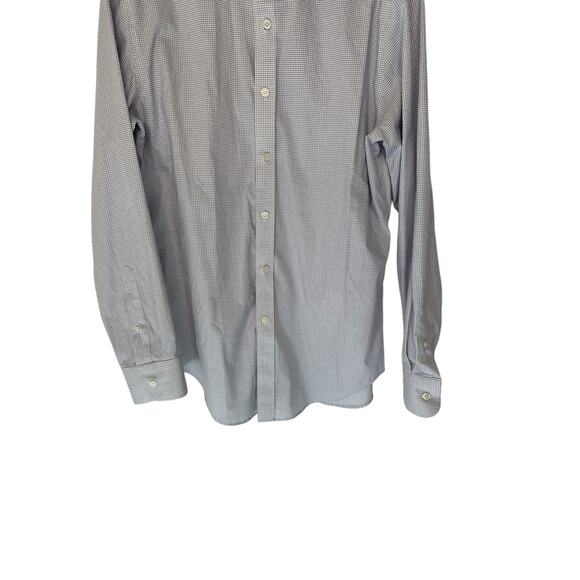 J.Crew Men's Blue Plaid Slim Fit Flex Wrinkle Free Button Down Shirt Size Large - Picture 4 of 11